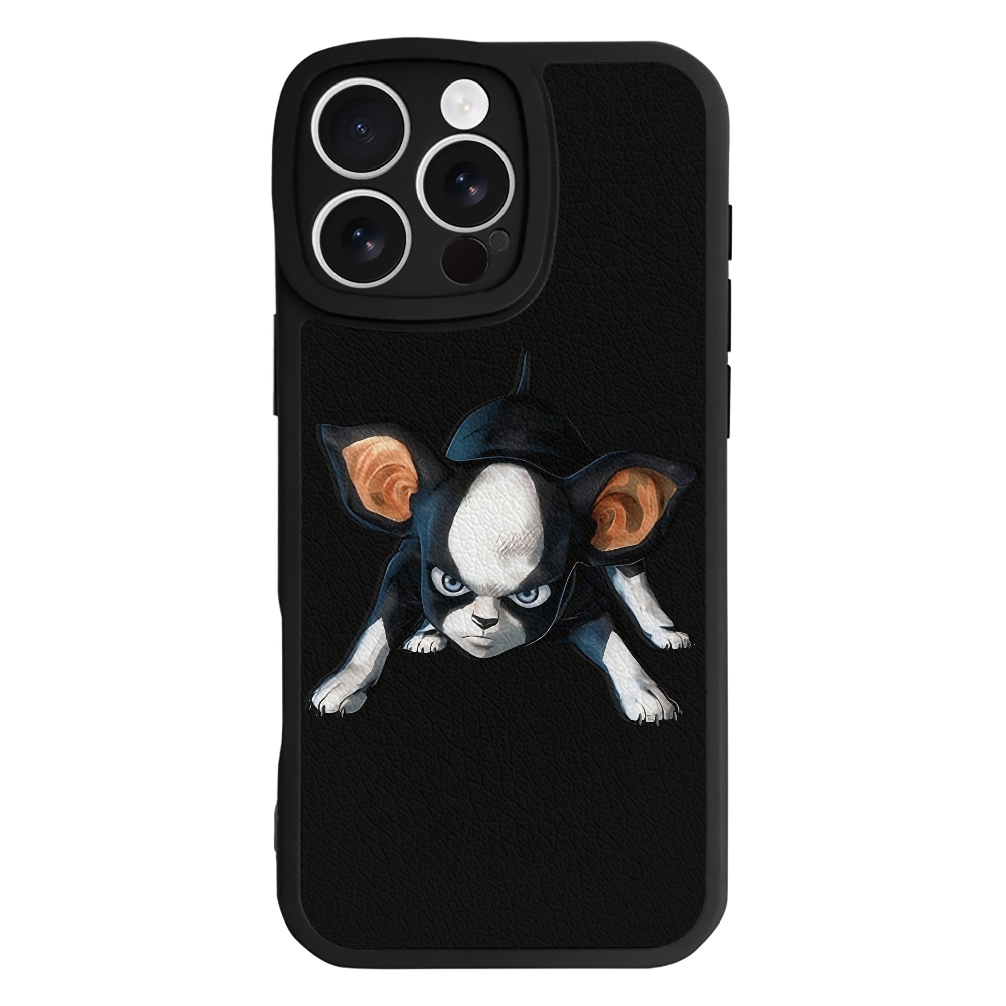 （画像用） ジョジョの奇妙な冒険 イギー JoJo's Bizarre Adventure Iggy 【iPhone 16シリーズ対応】シリコンスマホケース（レザー調） 材質：シリコン